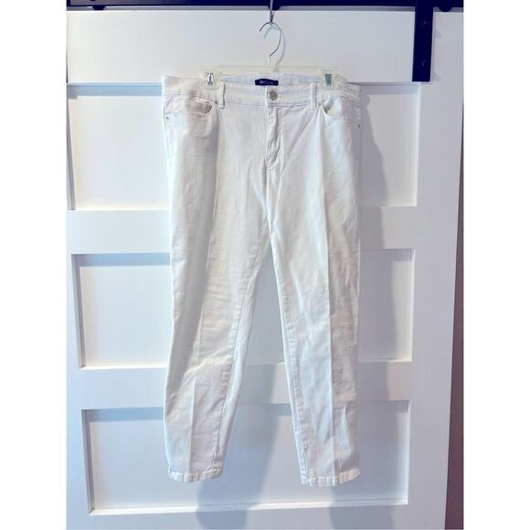 WHBM White Skimmer Pants size 14 - Picture 3 of 11